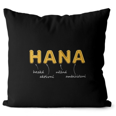 Polštář 40 x 40 cm - GOLD - Hana