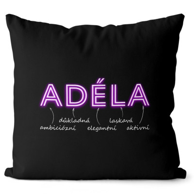 Polštář 40 x 40 cm - NEON - Adéla