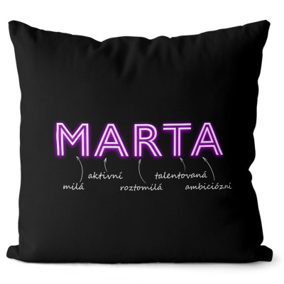 Polštář 40 x 40 cm - NEON - Marta