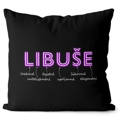 Polštář 40 x 40 cm - NEON - Libuše