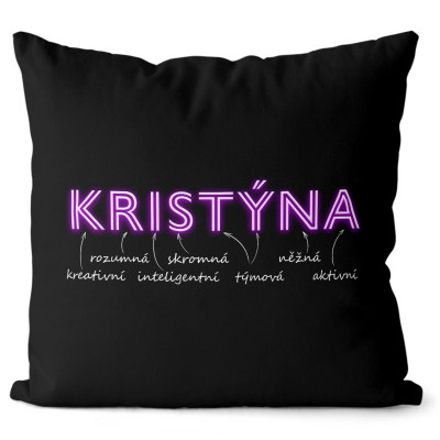 Polštář 40 x 40 cm - NEON - Kristýna