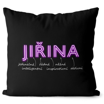 Polštář 40 x 40 cm - NEON - Jiřina