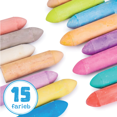 Jarmelo Křídy chodníkové 20 ks ~ 4