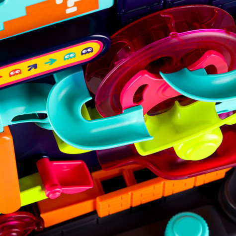 Kuličková překážková dráha barevná 6 kuliček ~ 8