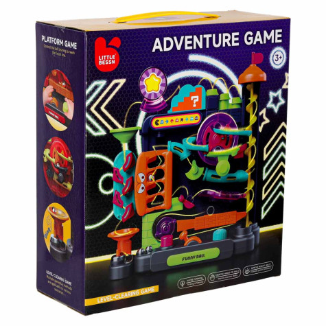 Kuličková překážková dráha barevná 6 kuliček ~ 13