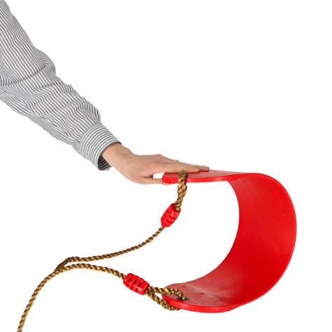 Dětská houpačka plochá ohebná - červená ~ 2