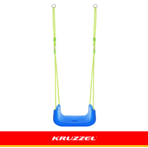 Dětská plastová houpačka 3v1 zelenomodrá Kruzzel 27358 ~ 7