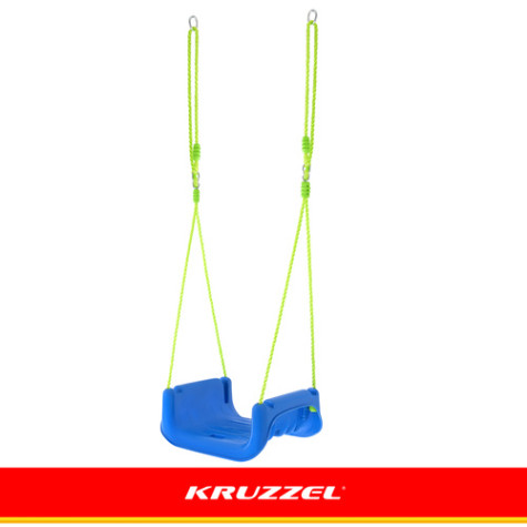 Dětská plastová houpačka 3v1 zelenomodrá Kruzzel 27358 ~ 8