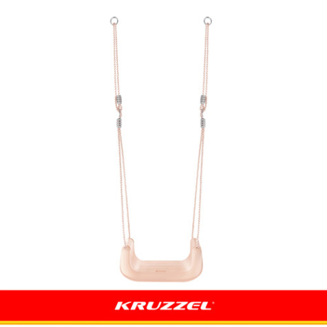 Dětská plastová houpačka 3v1 šedobéžová Kruzzel 27357 ~ 6