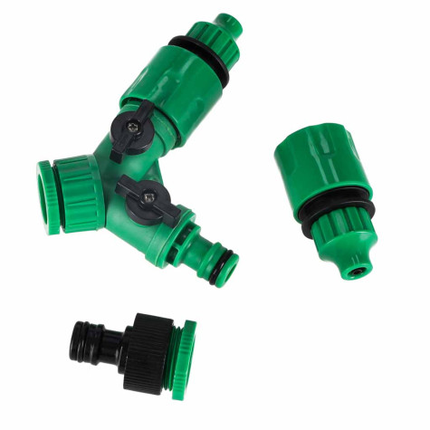 Zahradní zavlažovací systém s vodní clonou a mlhou 25m LUARO ~ 5