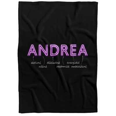 Deka 200 x 140 cm - NEON - Andrea