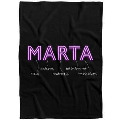 Deka 200 x 140 cm - NEON - Marta