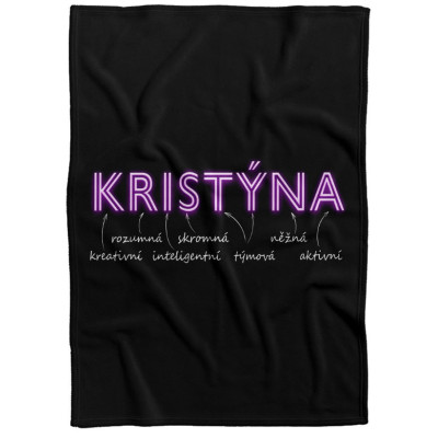 Deka 200 x 140 cm - NEON - Kristýna