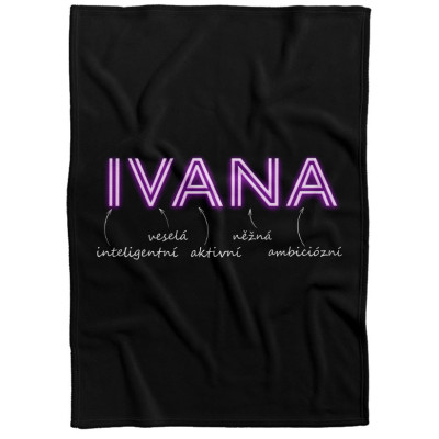 Deka 200 x 140 cm - NEON - Ivana