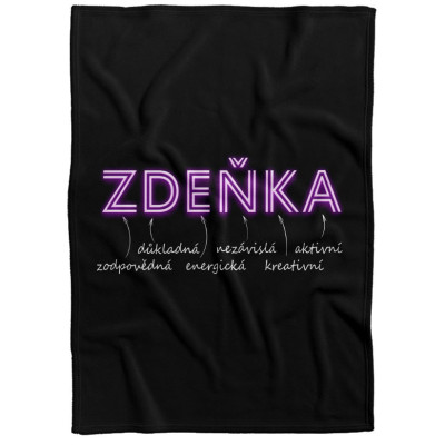 Deka 200 x 140 cm - NEON - Zdeňka