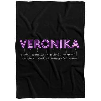 Deka 200 x 140 cm - NEON - Veronika