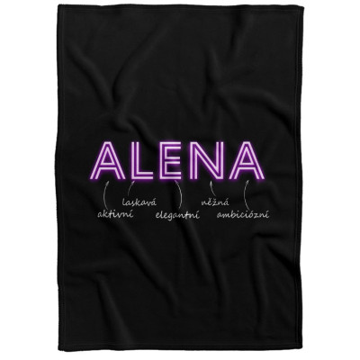 Deka 200 x 140 cm - NEON - Alena