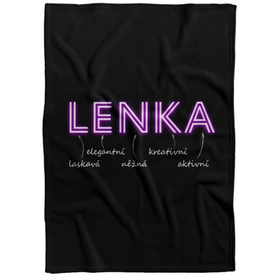 Deka 200 x 140 cm - NEON - Lenka