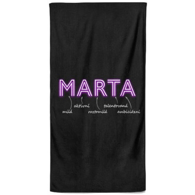 Osuška 140 x 70 cm - NEON - Marta