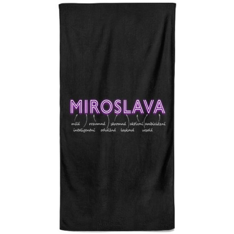 Osuška 140 x 70 cm - NEON - Miroslava ~ 1