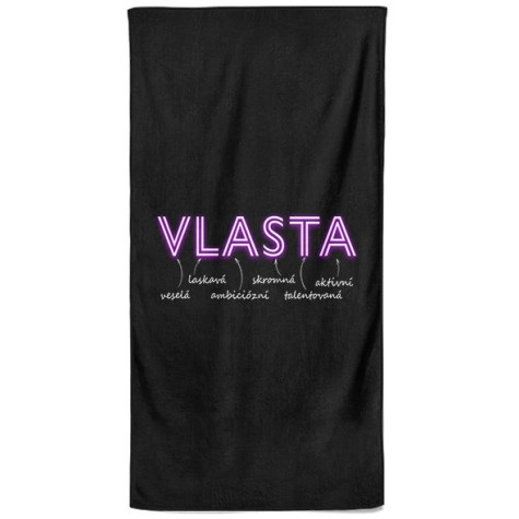 Osuška 140 x 70 cm - NEON - Vlasta ~ 1