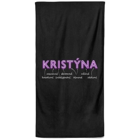 Osuška 140 x 70 cm - NEON - Kristýna ~ 1