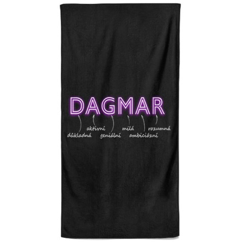 Osuška 140 x 70 cm - NEON - Dagmar ~ 1