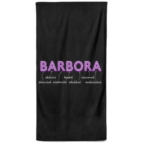 Osuška 140 x 70 cm - NEON - Barbora ~ 1
