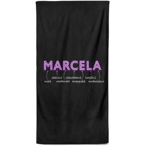 Osuška 140 x 70 cm - NEON - Marcela ~ 1