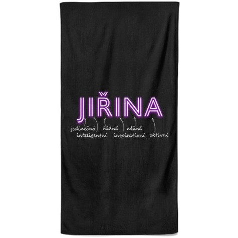 Osuška 140 x 70 cm - NEON - Jiřina ~ 1