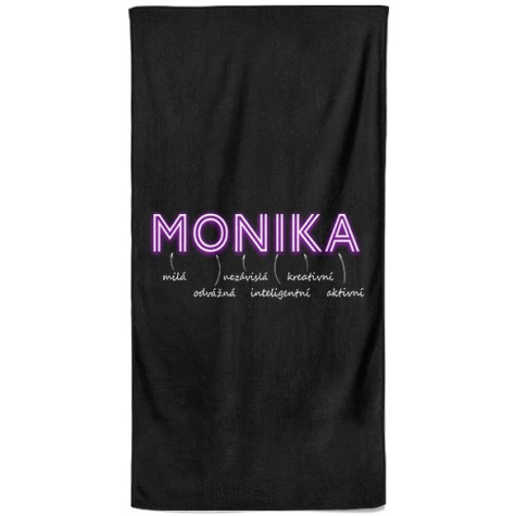 Osuška 140 x 70 cm - NEON - Monika ~ 1