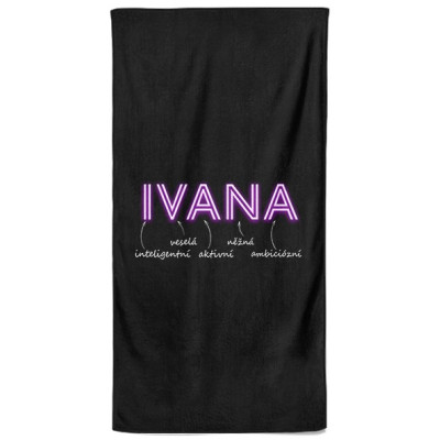 Osuška 140 x 70 cm - NEON - Ivana