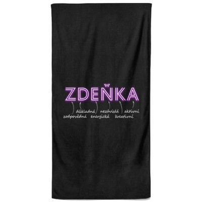 Osuška 140 x 70 cm - NEON - Zdeňka