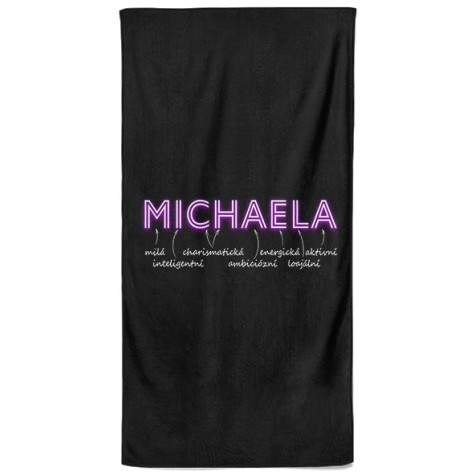 Osuška 140 x 70 cm - NEON - Michaela ~ 1