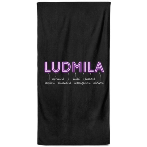 Osuška 140 x 70 cm - NEON - Ludmila ~ 1