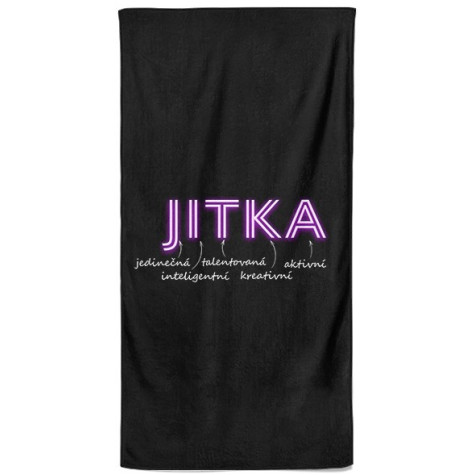 Osuška 140 x 70 cm - NEON - Jitka ~ 1