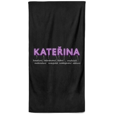 Osuška 140 x 70 cm - NEON - Kateřina ~ 1