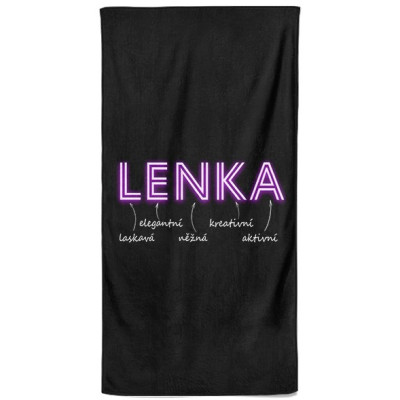Osuška 140 x 70 cm - NEON - Lenka