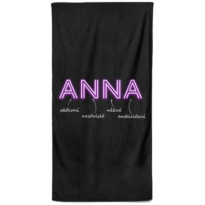 Osuška 140 x 70 cm - NEON - Anna