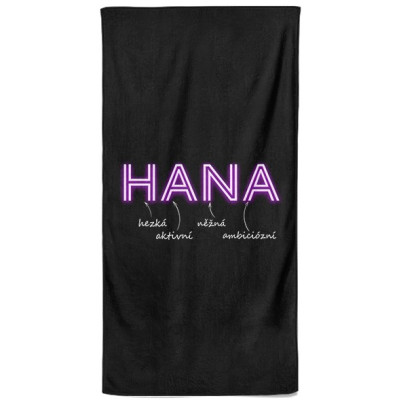 Osuška 140 x 70 cm - NEON - Hana