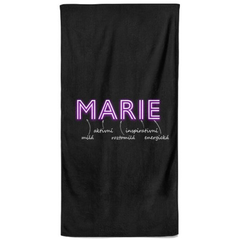 Osuška 140 x 70 cm - NEON - Marie ~ 1