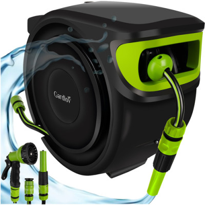 Zahradní hadice 25m s automatickým navijákem Gardlov 25509