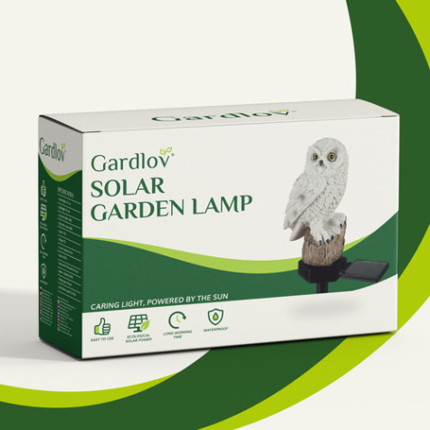 Solární lampa Sova Gardlov 23847 ~ 9