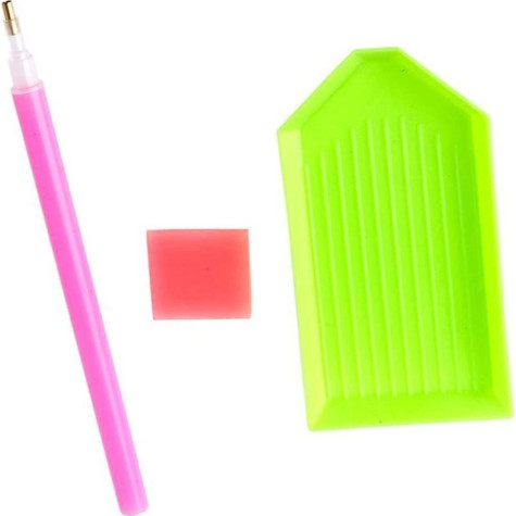 Norimpex Diamantový obrázek malování 30x40cm - Dům s dřevěnými okenicemi ~ 4