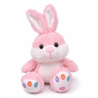 Králík plyšový 25 cm růžový
