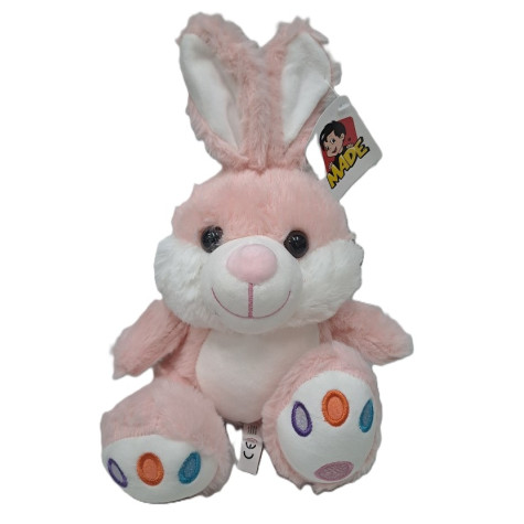 Králík plyšový 25 cm růžový ~ 2