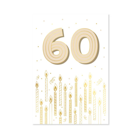 Albi Přání k narozeninám - Zlatá ražba 60 let ~ 1