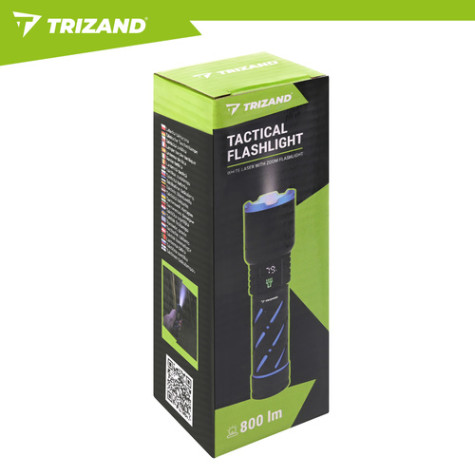 Taktická LED svítilna 800 lm Trizand 26950 ~ 9
