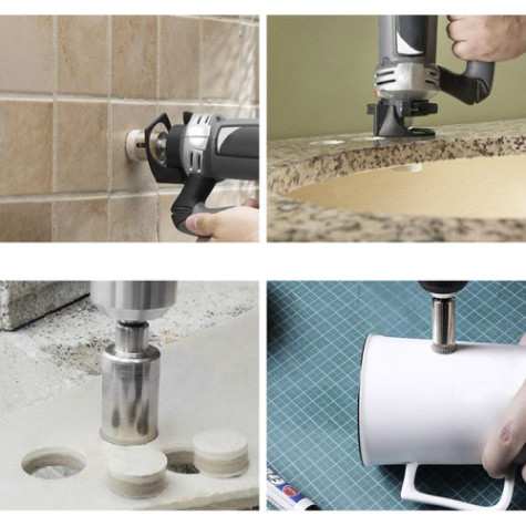 Vykružovací vrtáky diamantové 10 ks Bigstren 21641 ~ 3