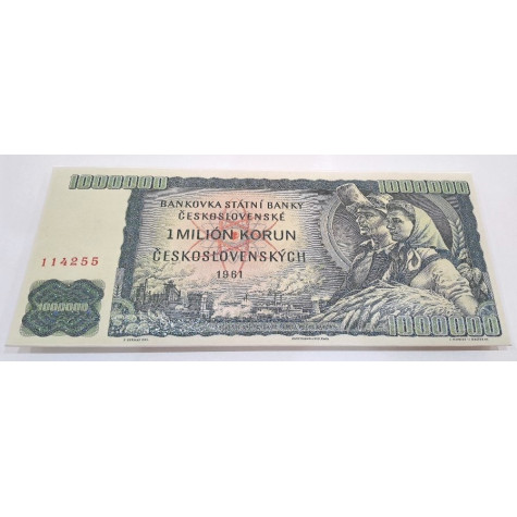 Fikar Čokoládová bankovka 1.000.000 Kčs 60 g ~ 3